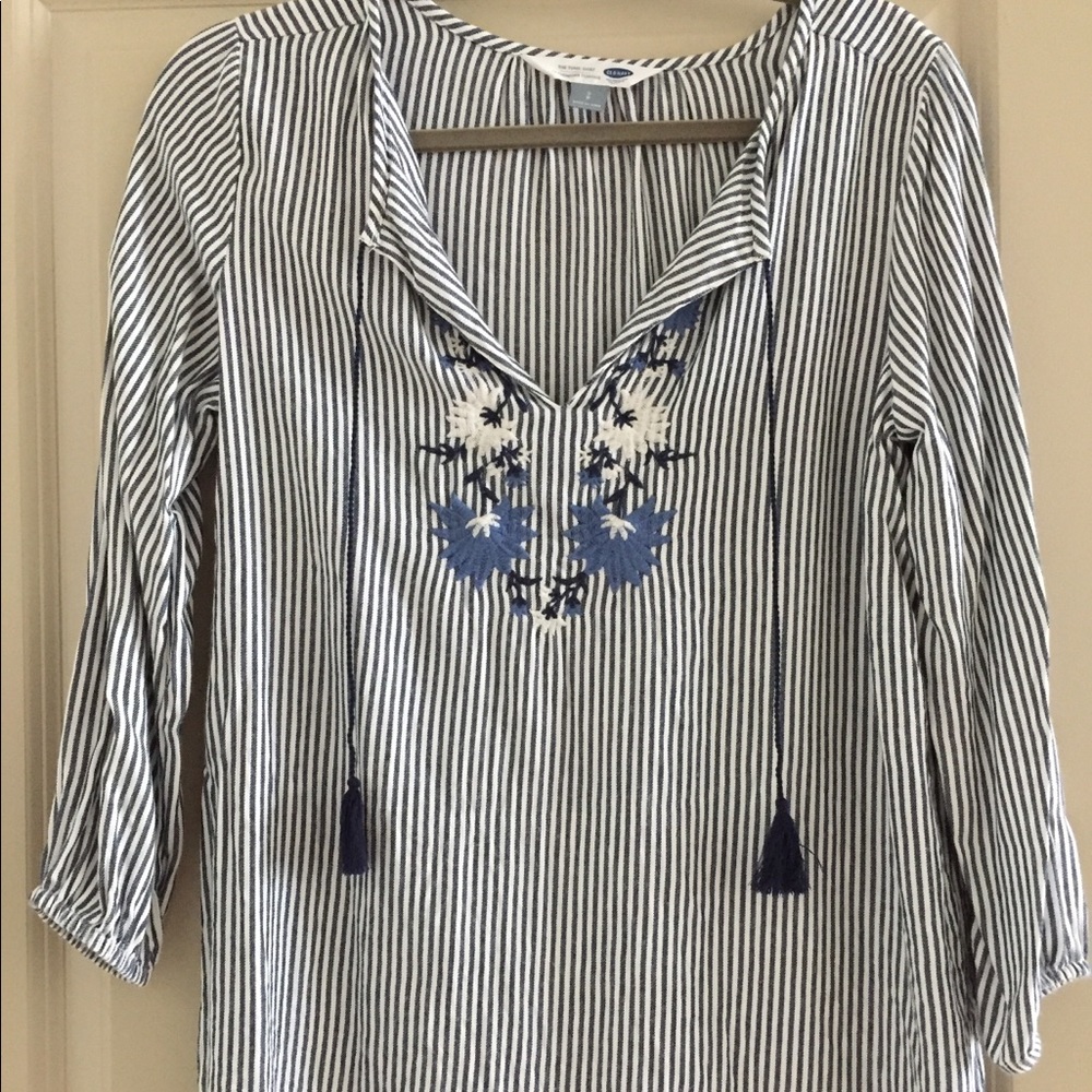 Stripped tunic